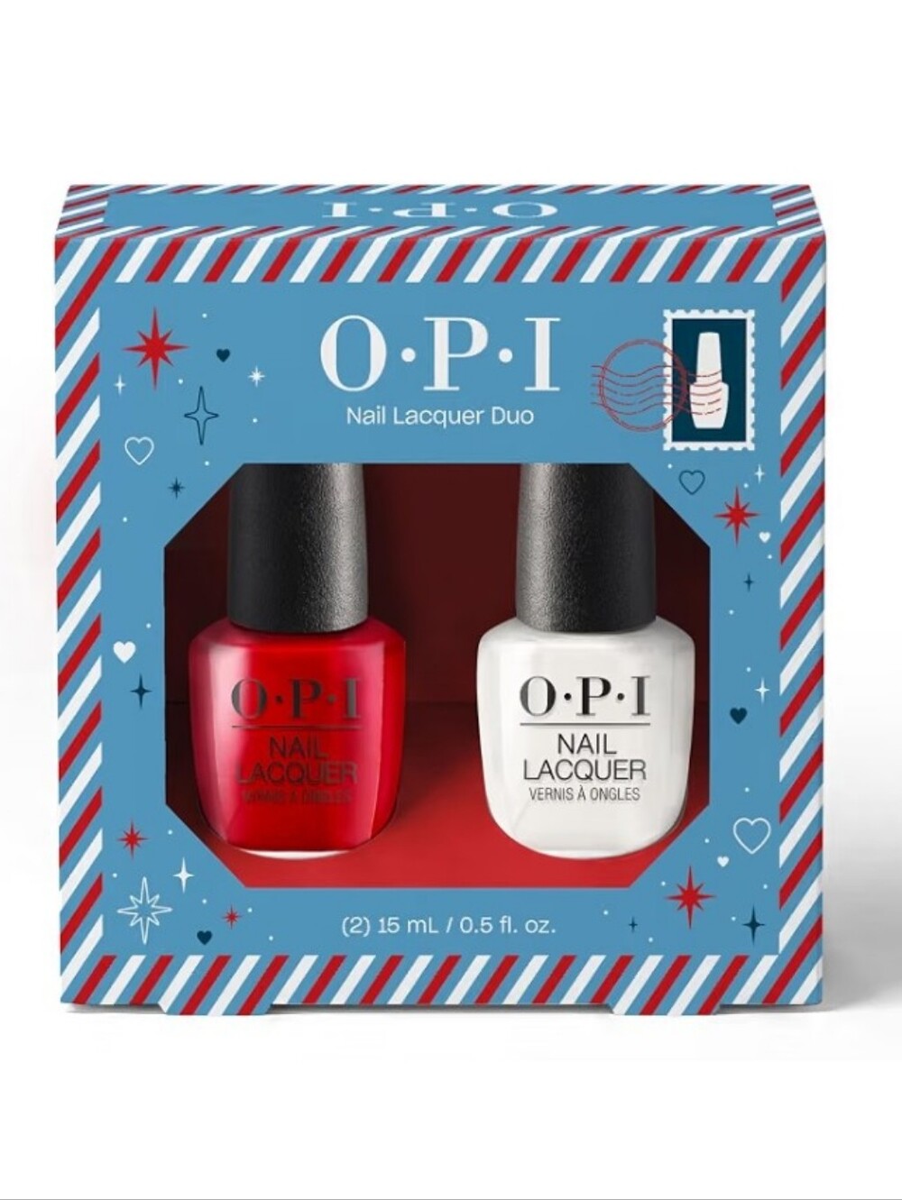 OPI Nail Lacquer Duo - Big Apple Red & Funny Bunny